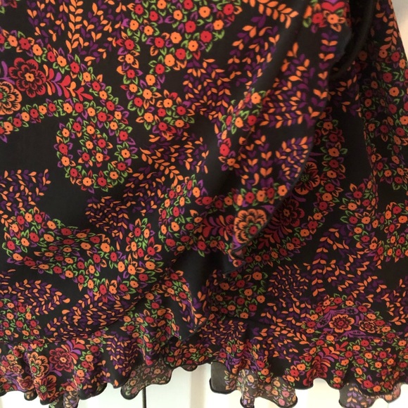 Flirty Ruffle Wrap Dress - Picture 5 of 6